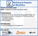 V Workshop de Pesquisa em Manufatura